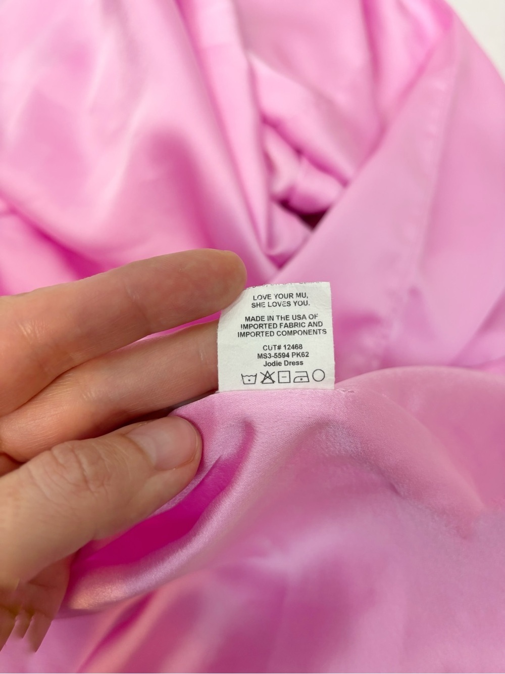 Show Me Your MuMu Jodie Dress in Pink Luxe Satin Size XS - Picture 12 of 16